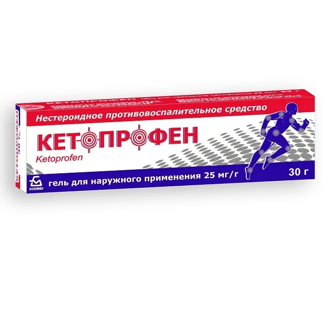 КЕТОПРОФЕН ГЕЛЬ, ТУБА, 2,5% 30Г