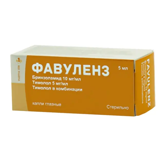 ФАВУЛЕНЗ Ф-КАП., КАПЛИ ГЛ., 10/5МГ 5МЛ