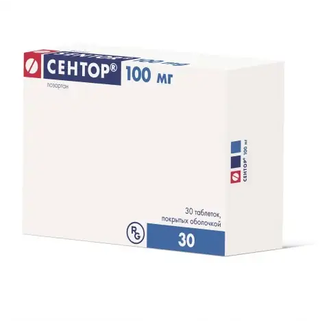 СЕНТОР ТАБЛ.П/О, 100МГ, №30