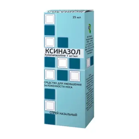 КСИНАЗОЛ ФЛ., СПРЕЙ НАЗ., 0,1% 25МЛ