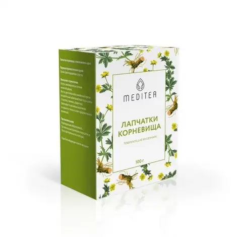 ЛАПЧАТКИ КОРНЕВИЩА УП., 100Г