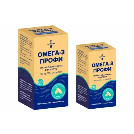 ОМЕГА-3 ПРОФИ КАПС., 1,358Г, №60