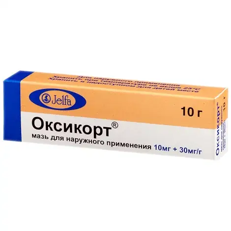 ОКСИКОРТ МАЗЬ, ТУБА, 3% 10Г