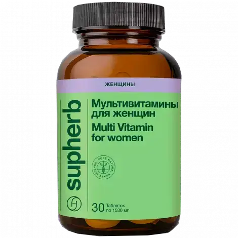 МУЛЬТИВИТАМИНЫ ЖЕН. ТАБЛ., 1530МГ, №30