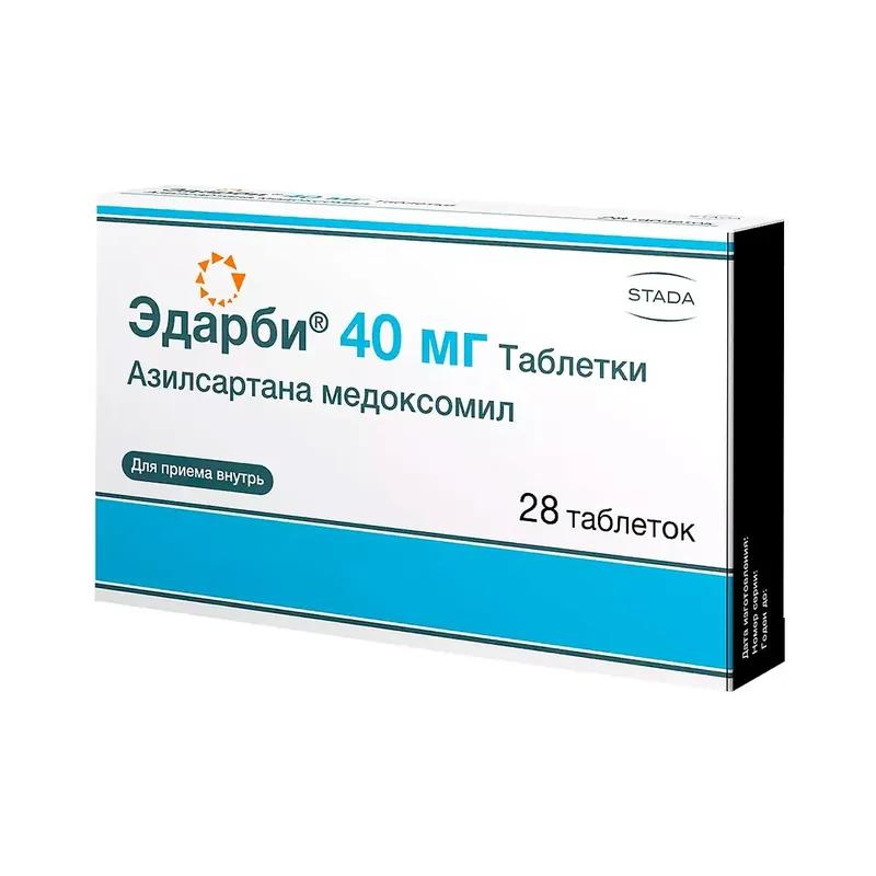 ЭДАРБИ ТАБЛ., 40МГ, №28
