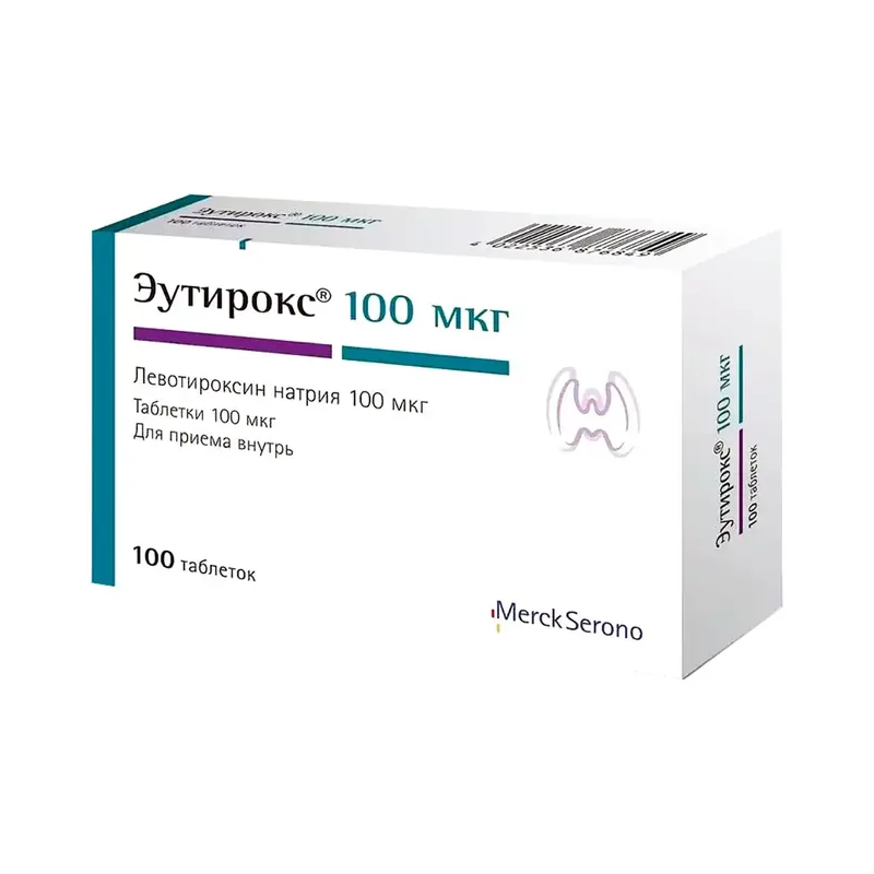 ЭУТИРОКС ТАБЛ., 100МКГ, №100