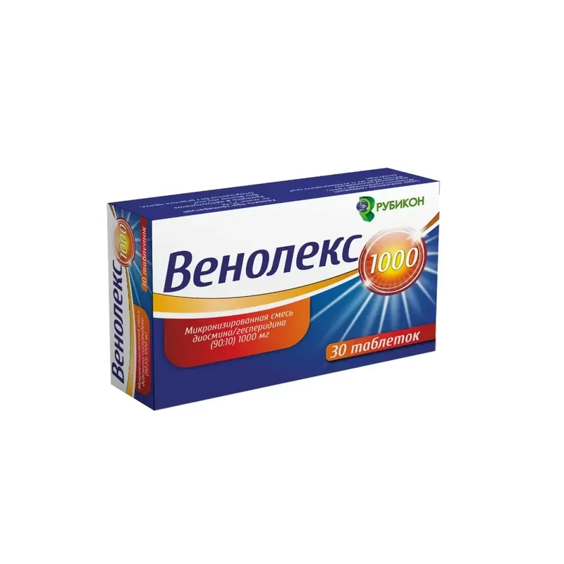 ВЕНОЛЕКС ТАБЛ., 1000МГ, №30