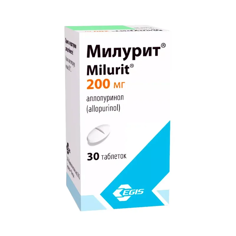 МИЛУРИТ ТАБЛ., 200МГ, №30